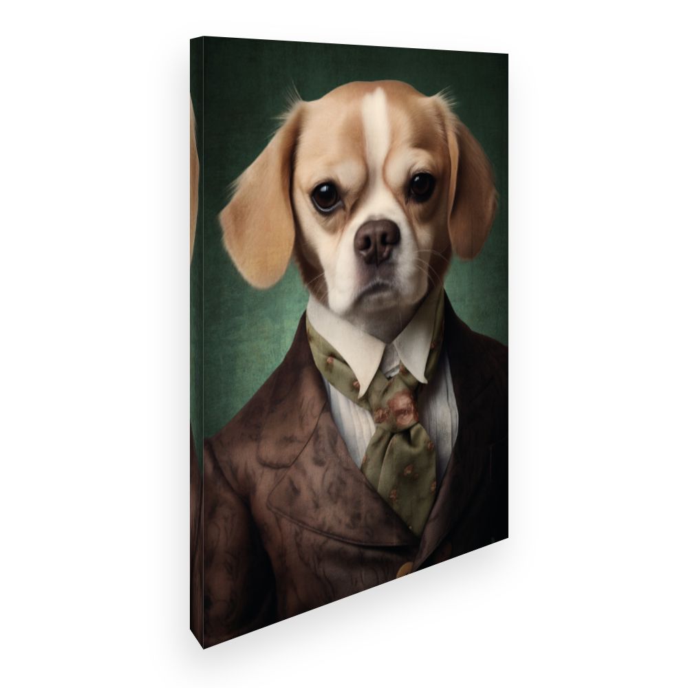 Toile Chien élégant