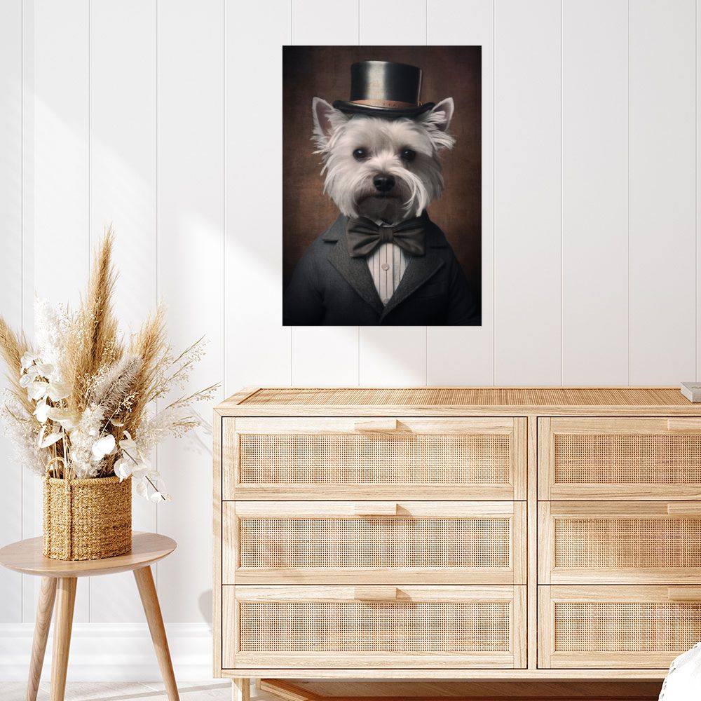 Affiche Chien chic