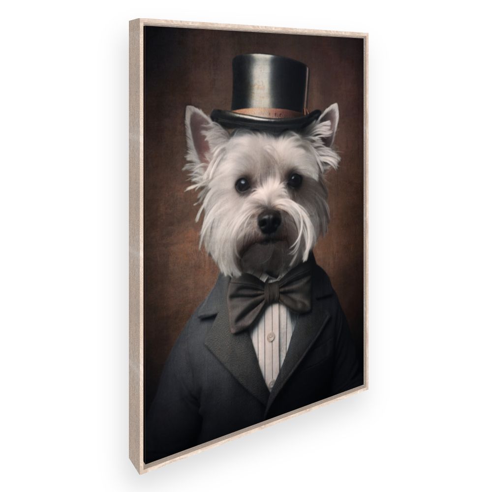Toile Chien élégant