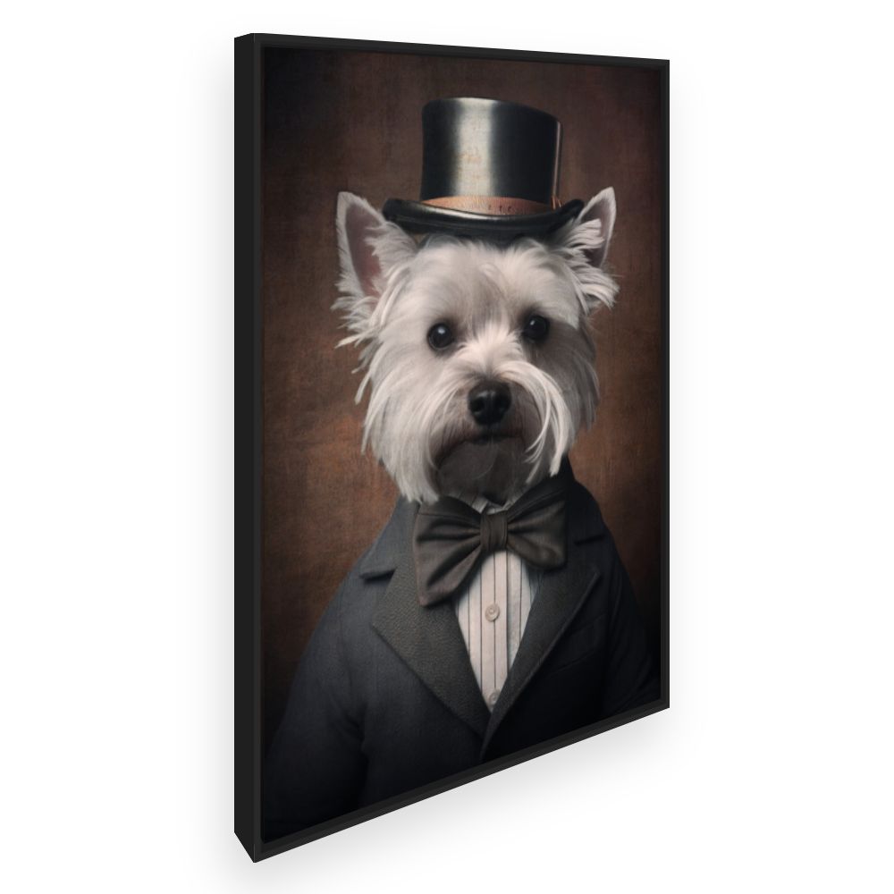 Toile Chien élégant