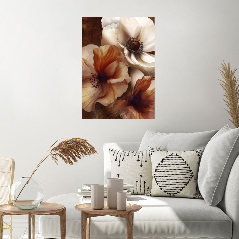 Affiche Fleurs délicates