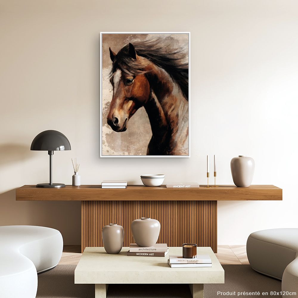 Tableau Élégant cheval sauvage