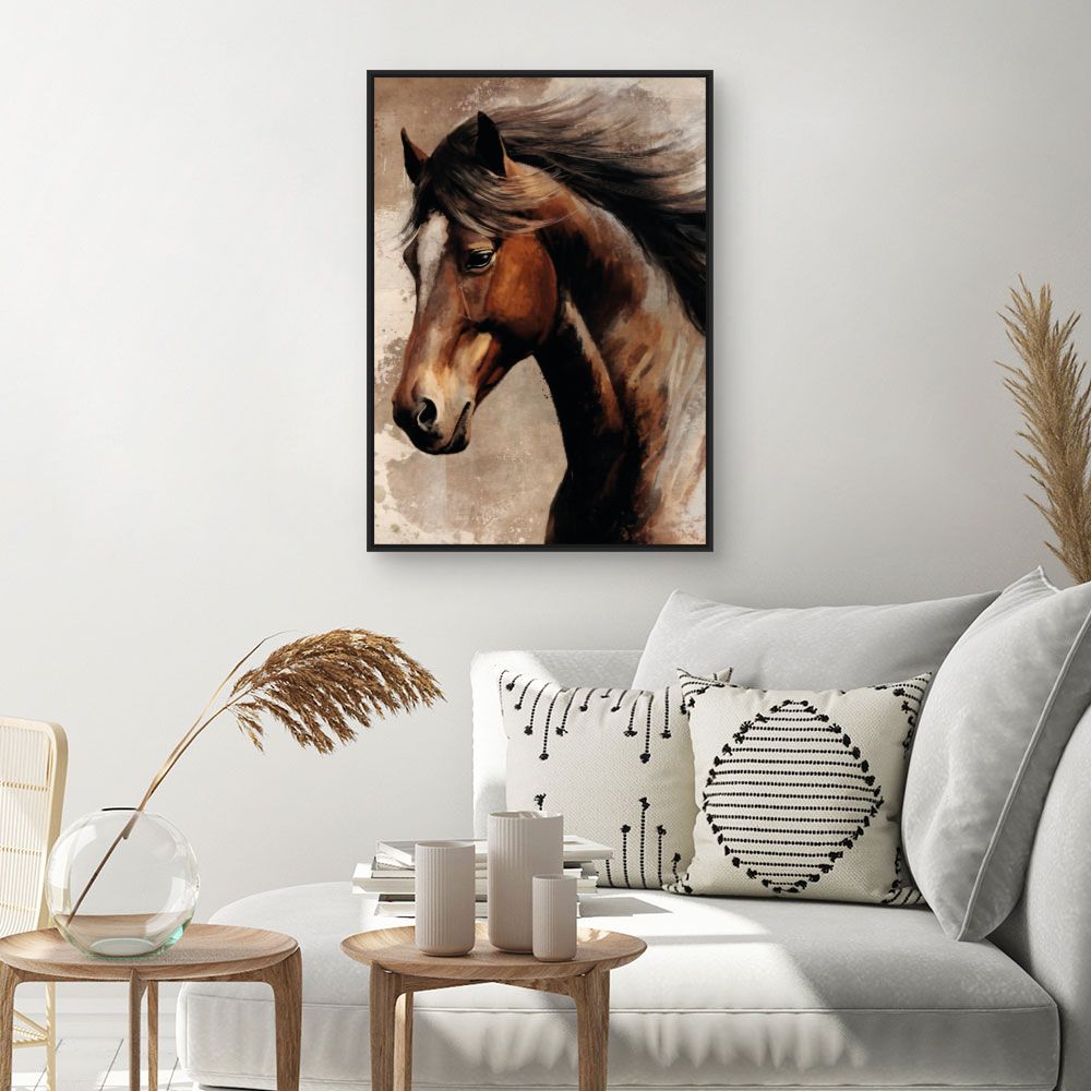 Tableau Élégant cheval sauvage