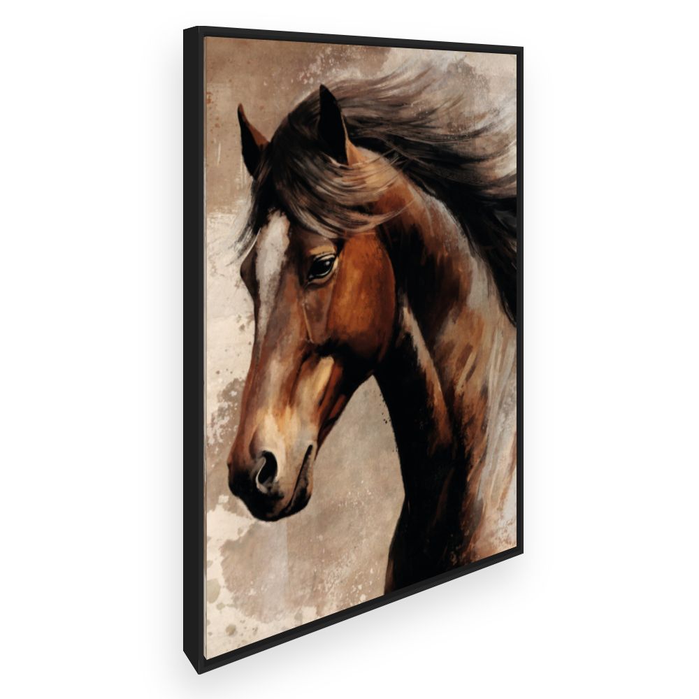 Toile Élégant cheval sauvage