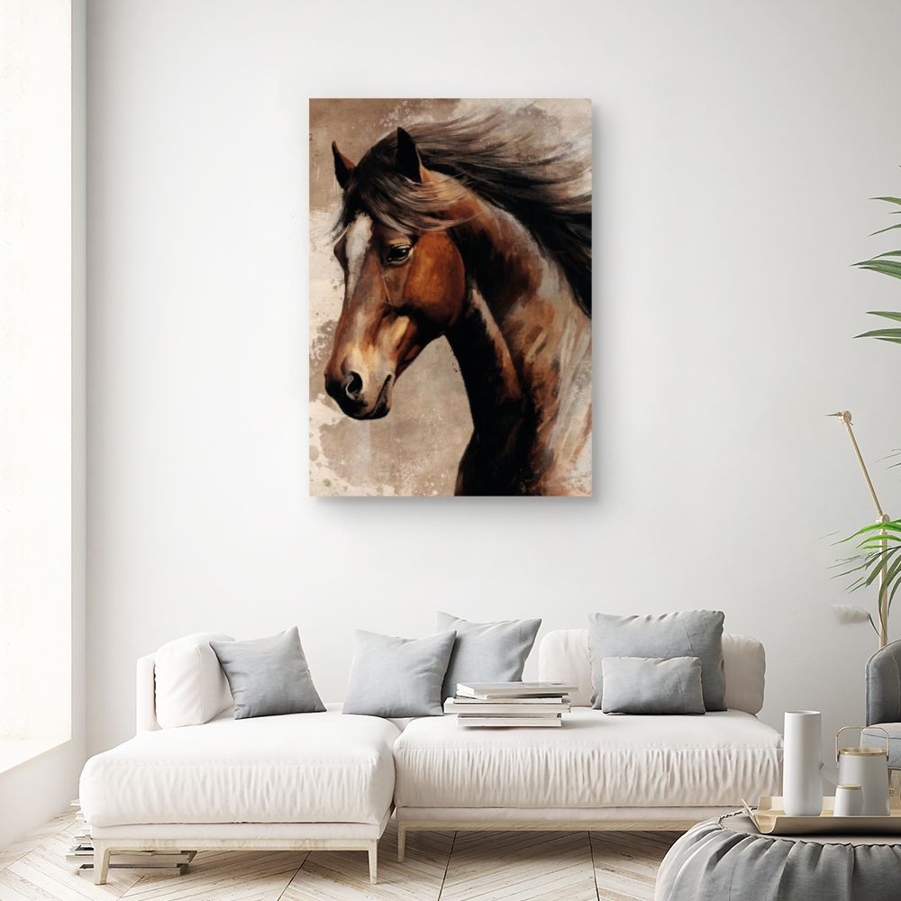 Tableau Élégant cheval sauvage