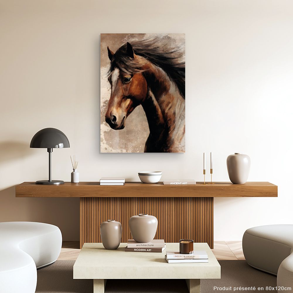 Tableau Élégant cheval sauvage