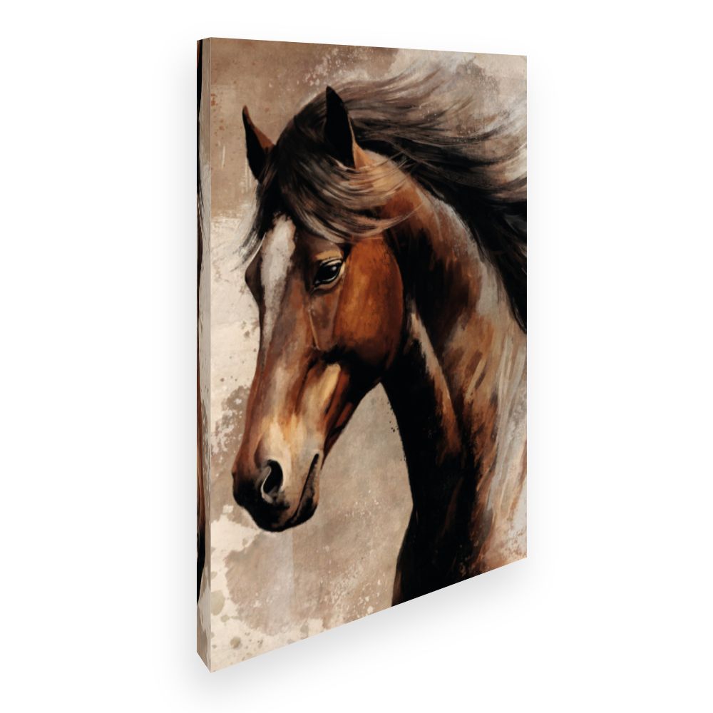Toile Élégant cheval sauvage