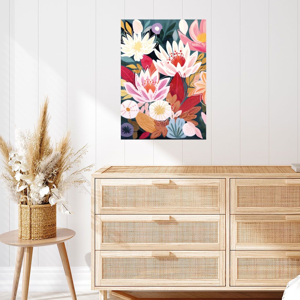 Affiche Fleurs éclatantes