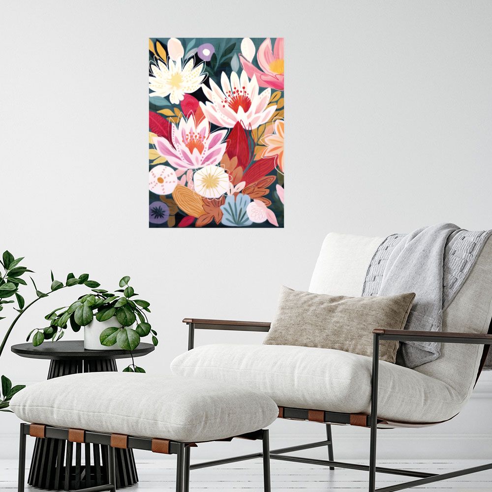 Affiche Fleurs éclatantes