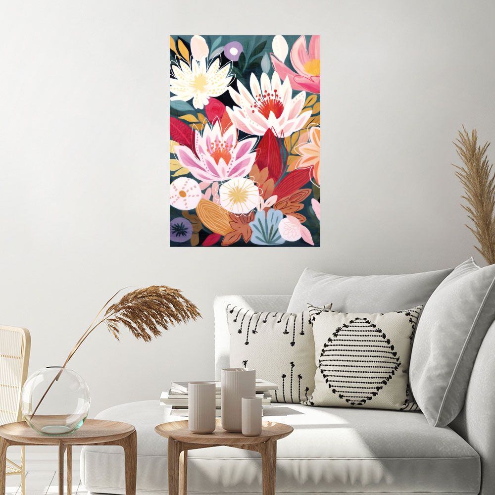 Affiche Fleurs éclatantes