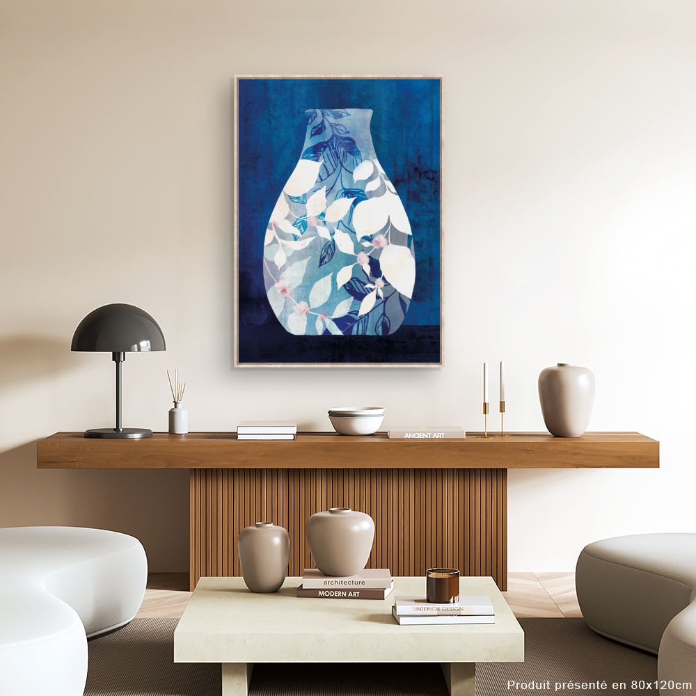 Tableau Vase feuillage artistique