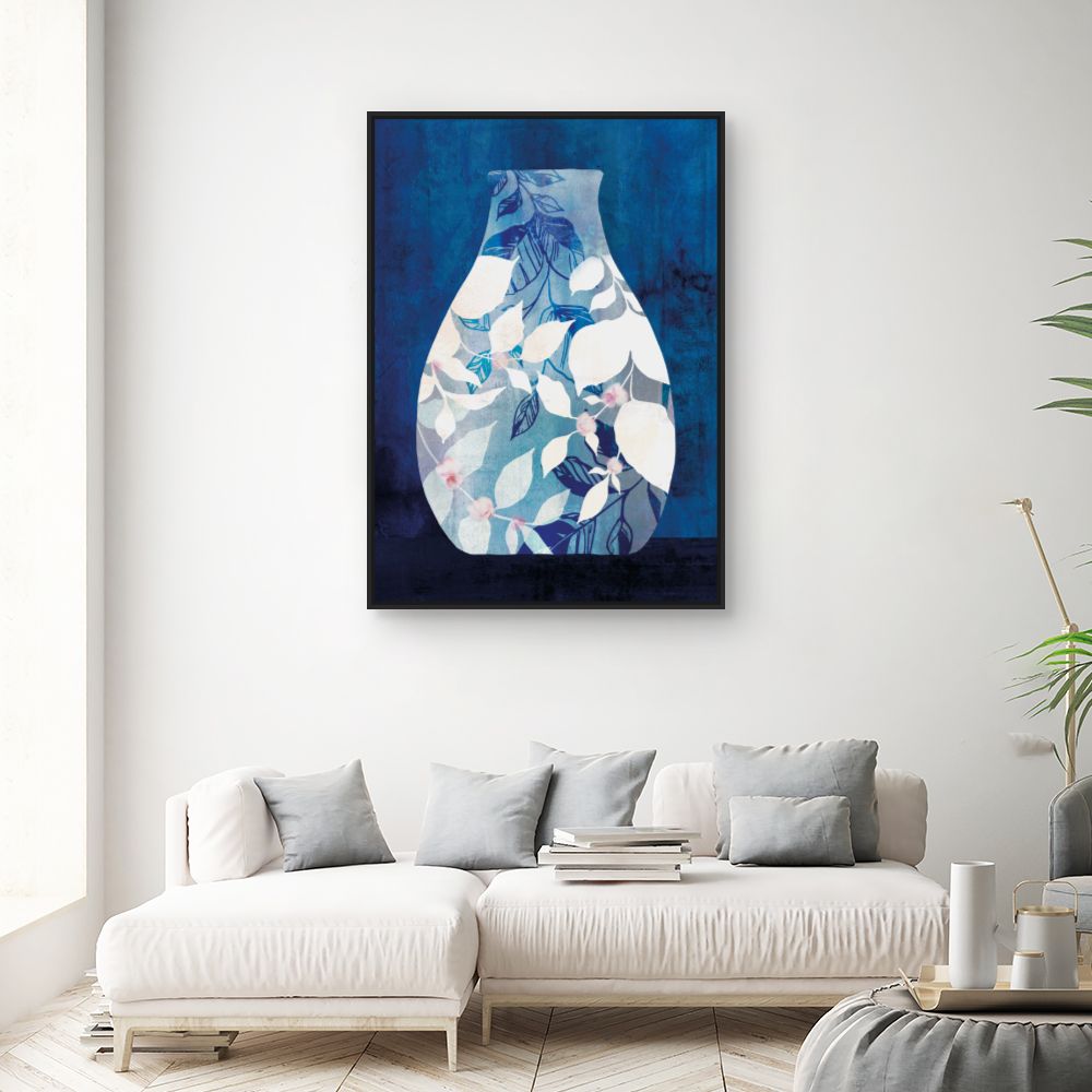 Tableau Vase feuillage artistique