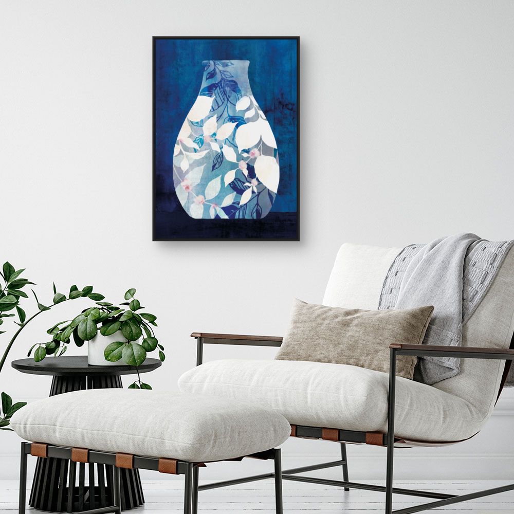 Tableau Vase feuillage artistique