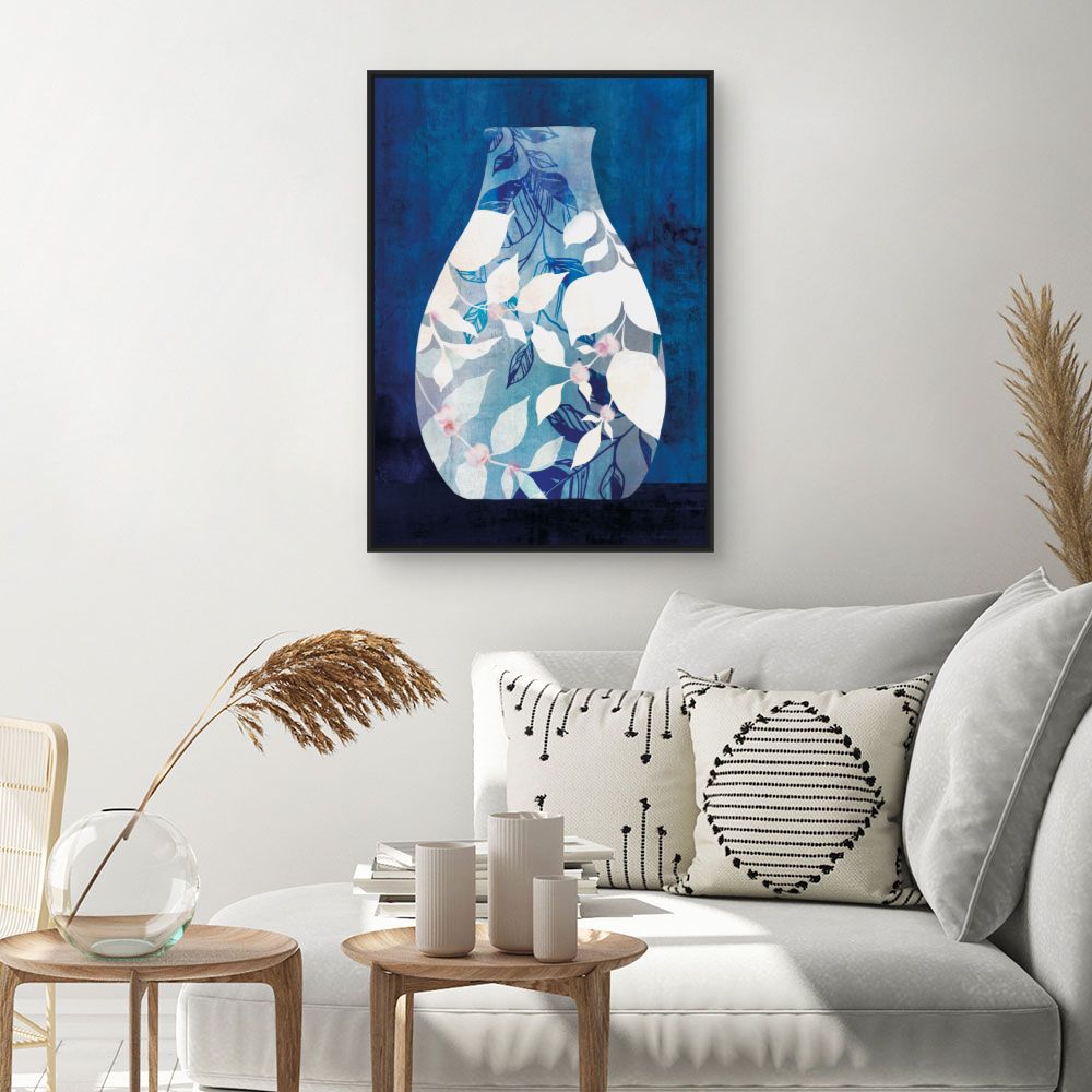 Tableau Vase feuillage artistique