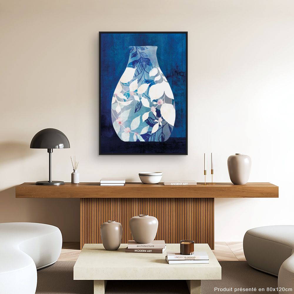 Tableau Vase feuillage artistique