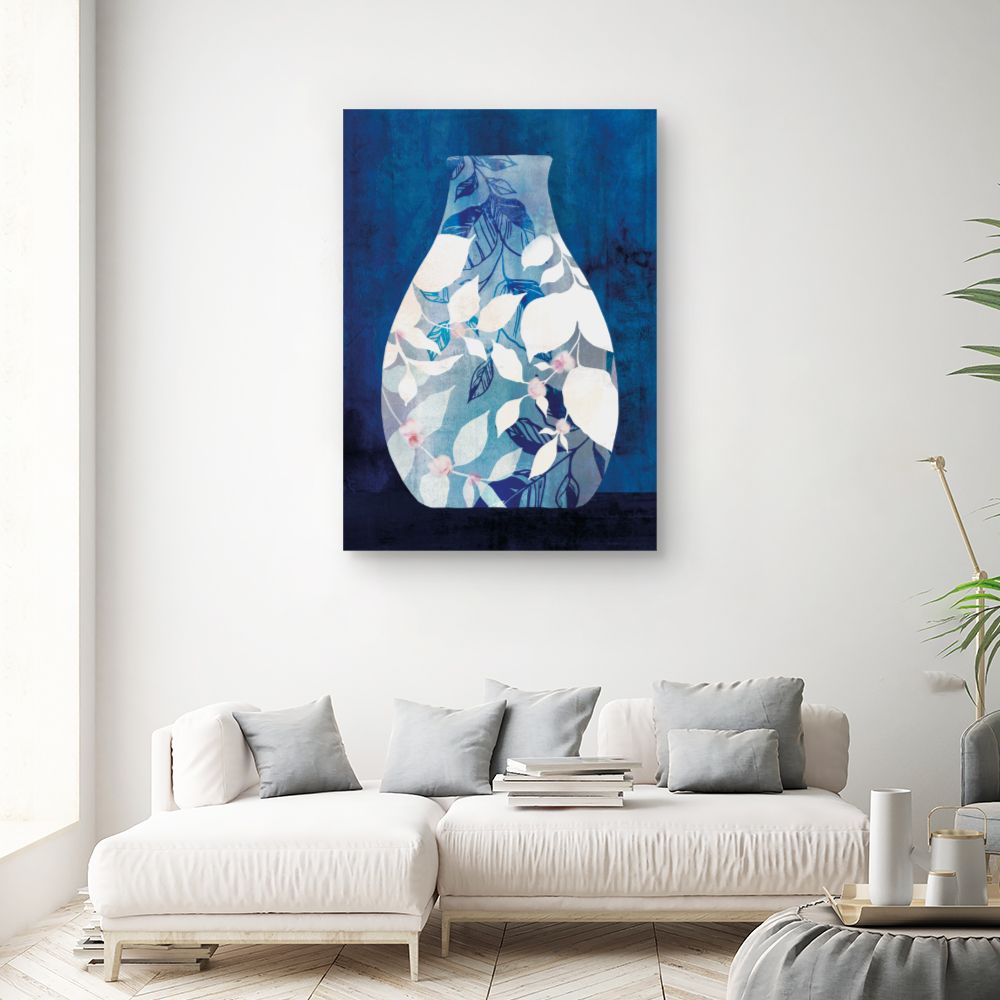 Tableau Vase feuillage artistique