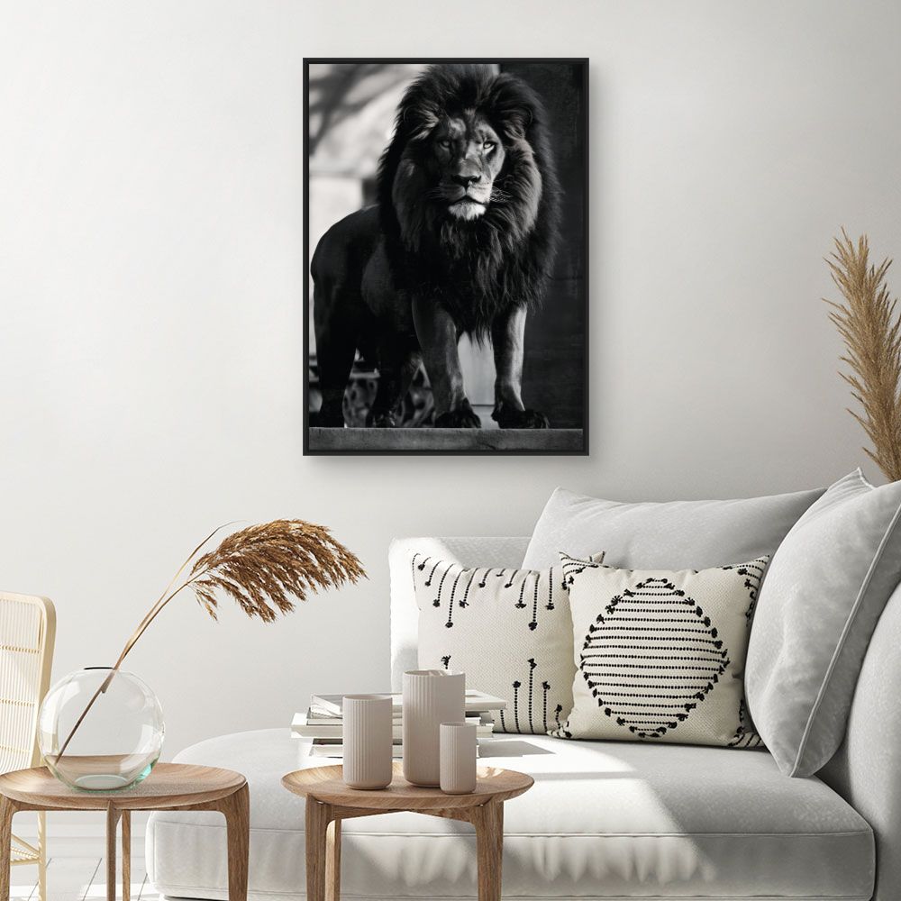 Tableau Lion majestueux