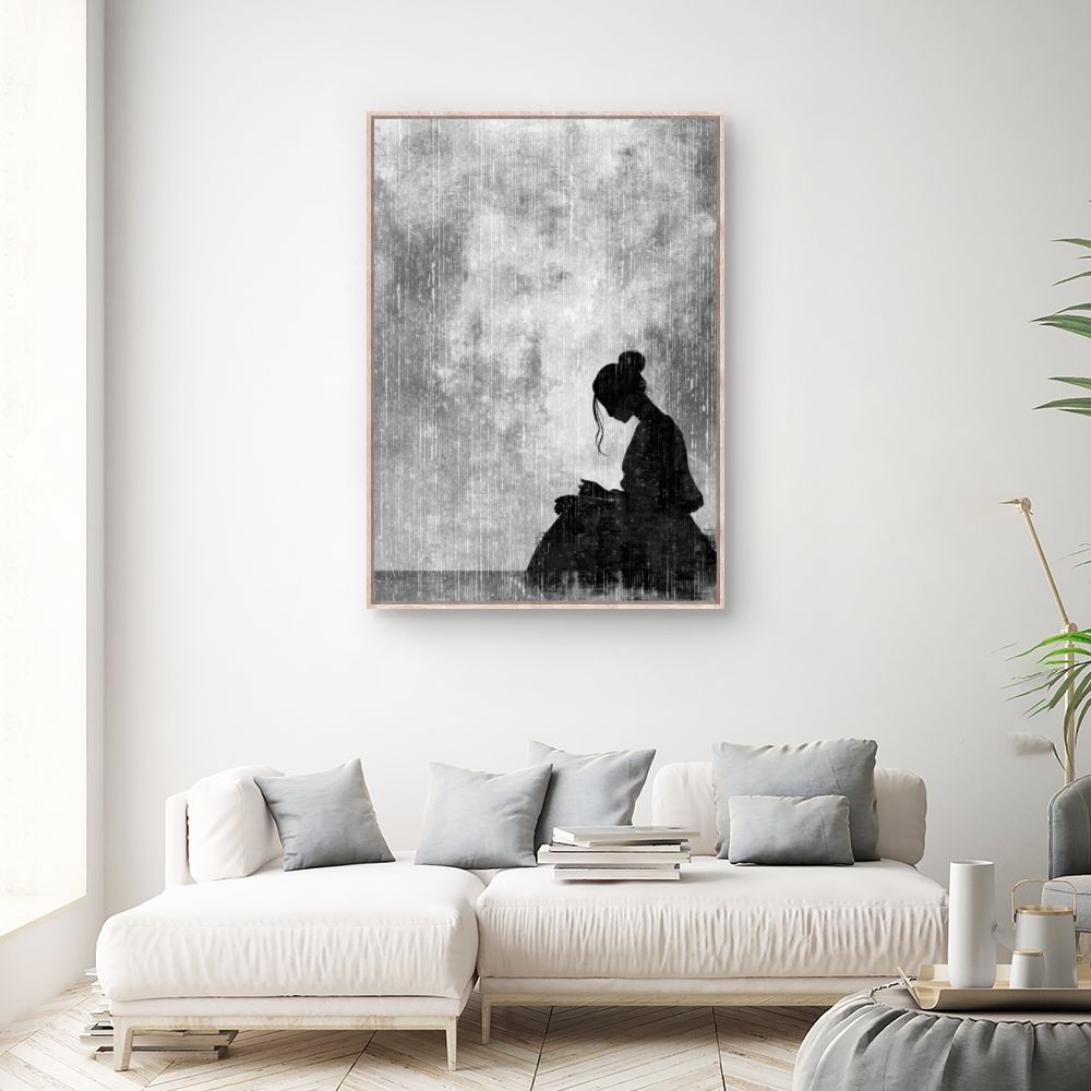 Tableau Silhouette poétique