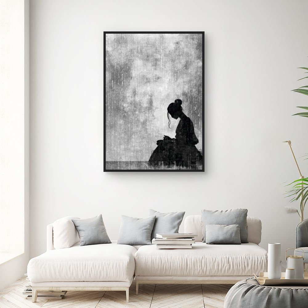 Tableau Silhouette poétique