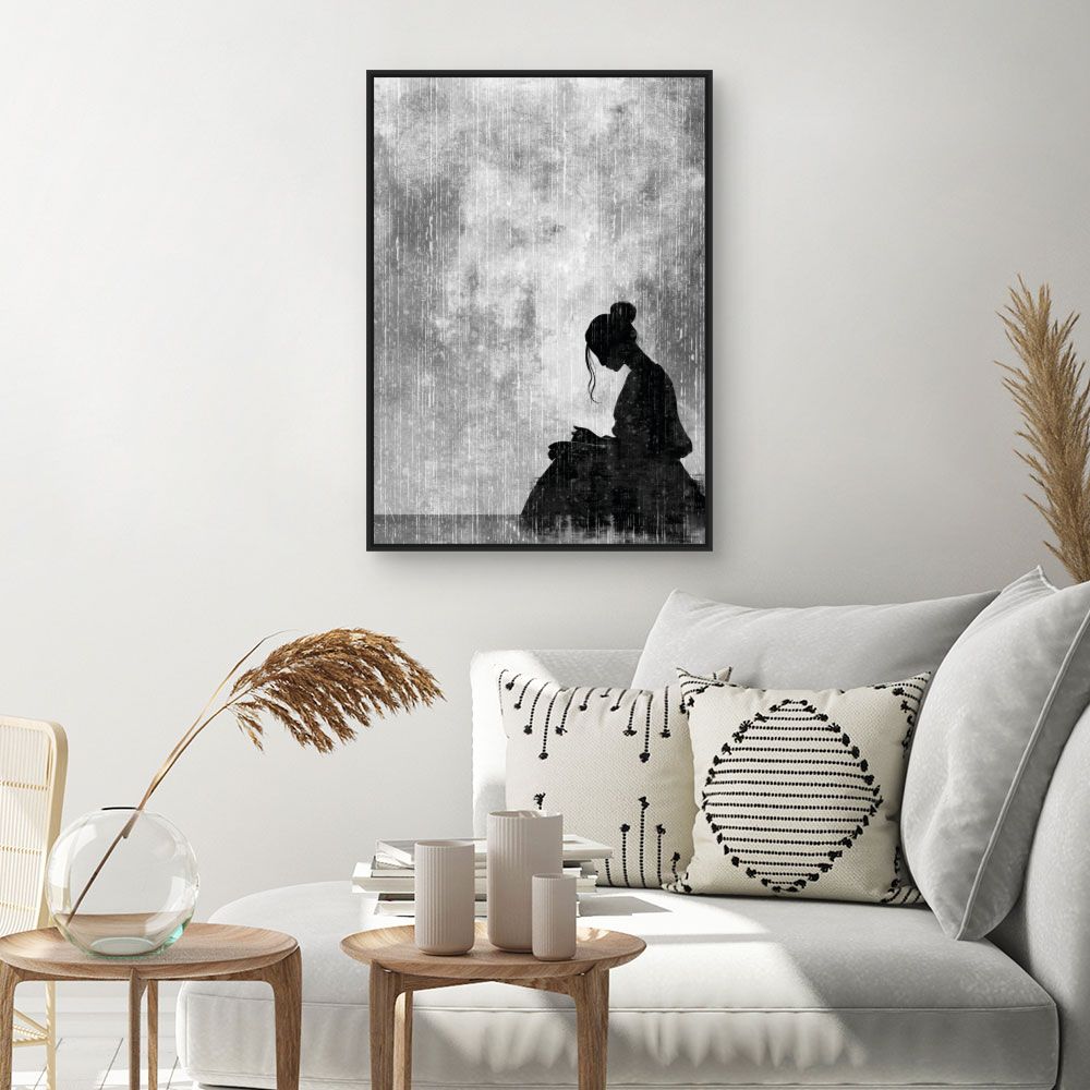 Tableau Silhouette poétique