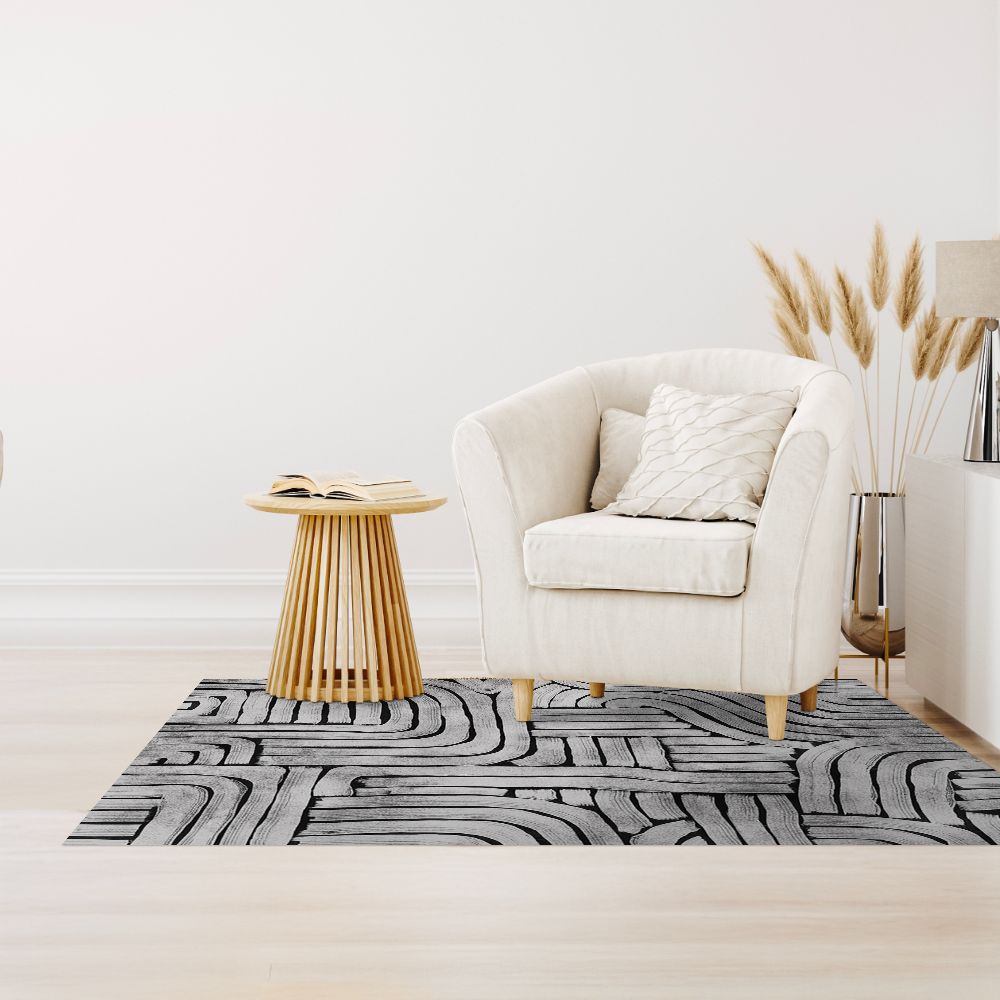 Tapis n°456 Lignes élégantes courbées
