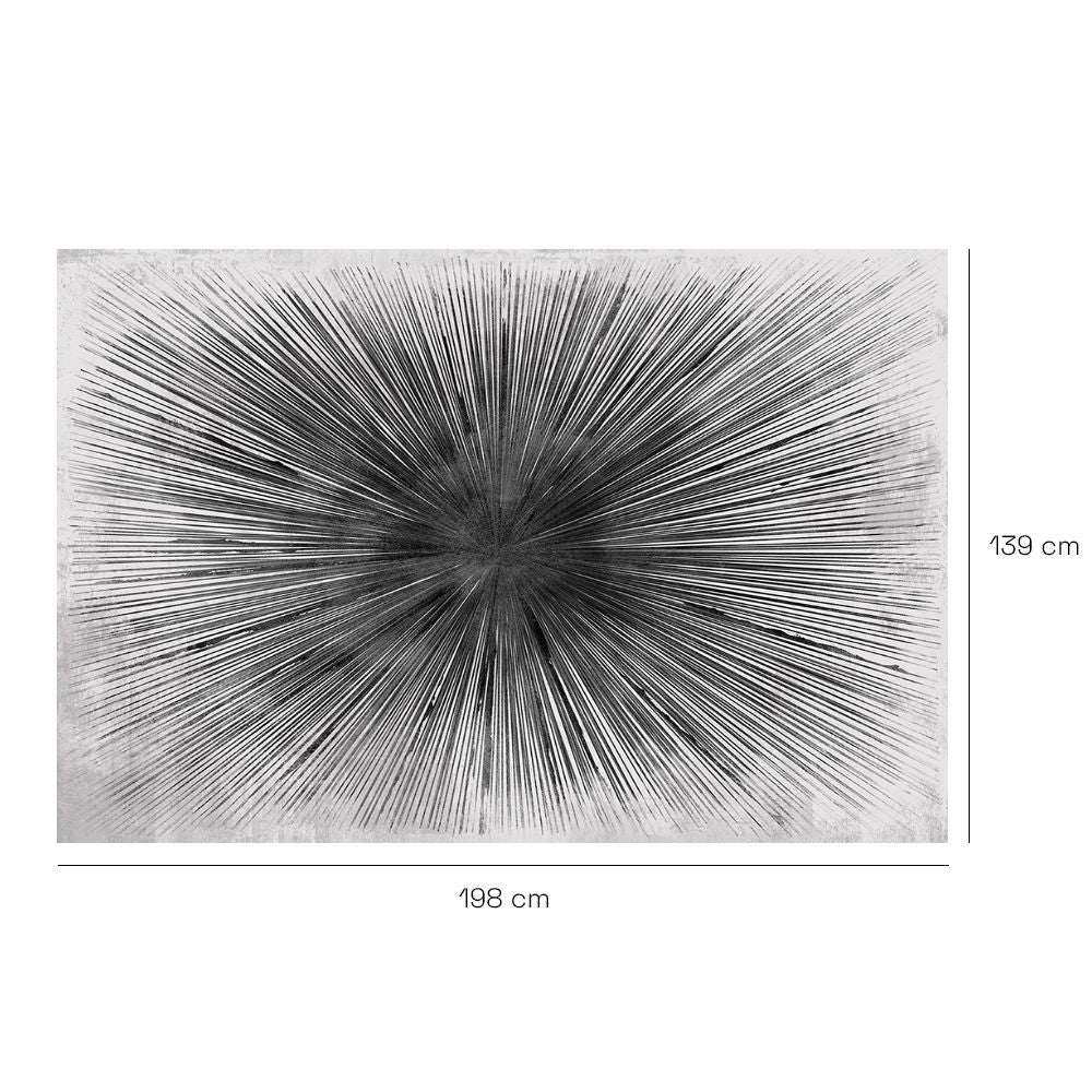 Tapis n°458 Motif éclatant radial