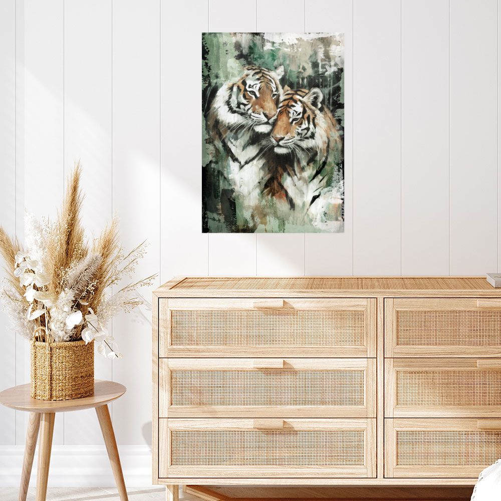 Affiche Tigres majestueux