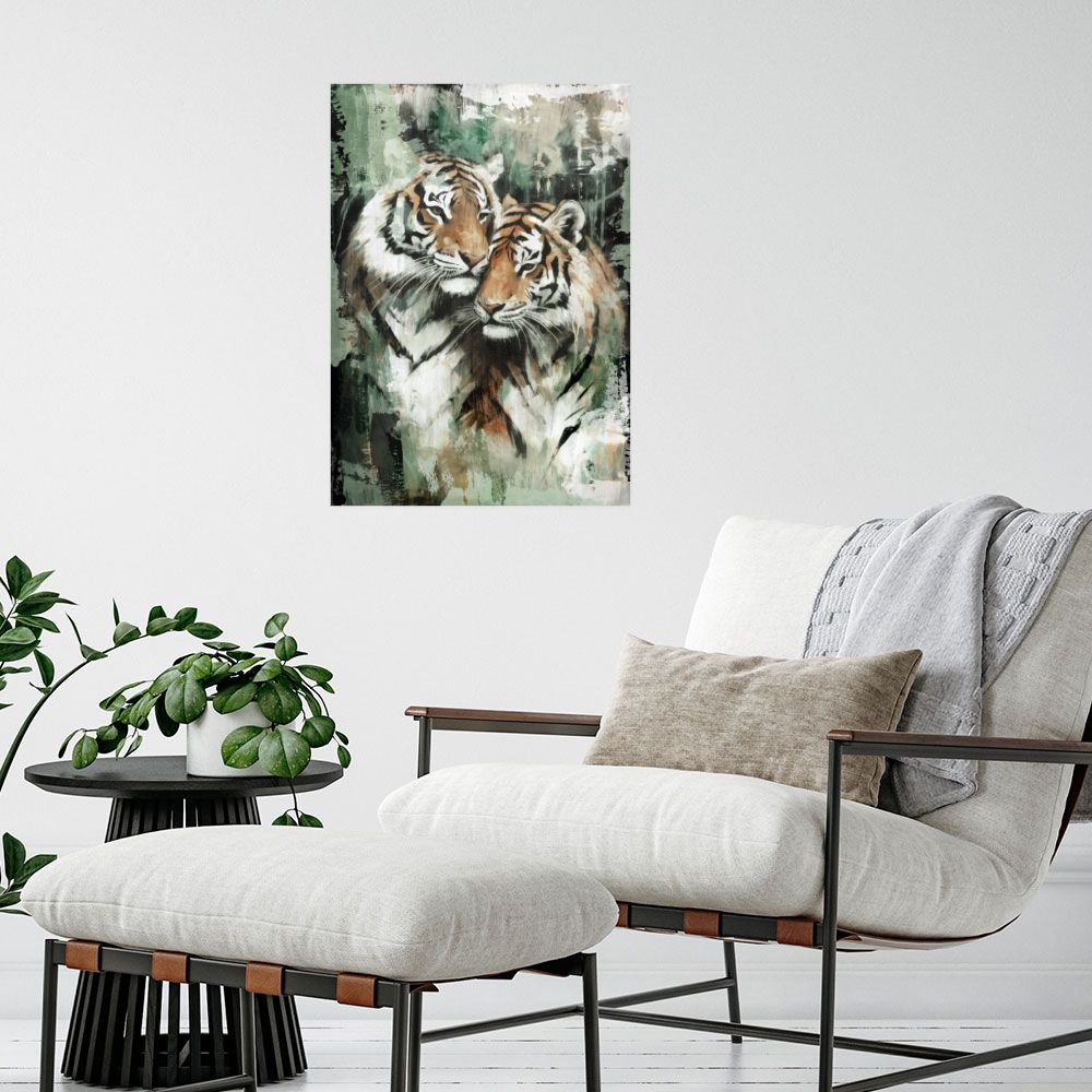 Affiche Tigres majestueux