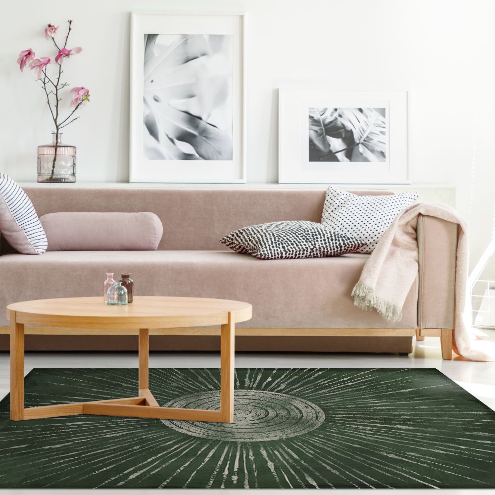 Tapis n°462 Rayonnement central captivant