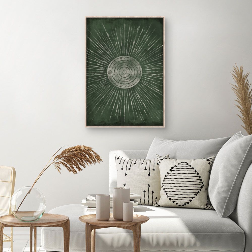 Tableau Éclat solaire abstrait
