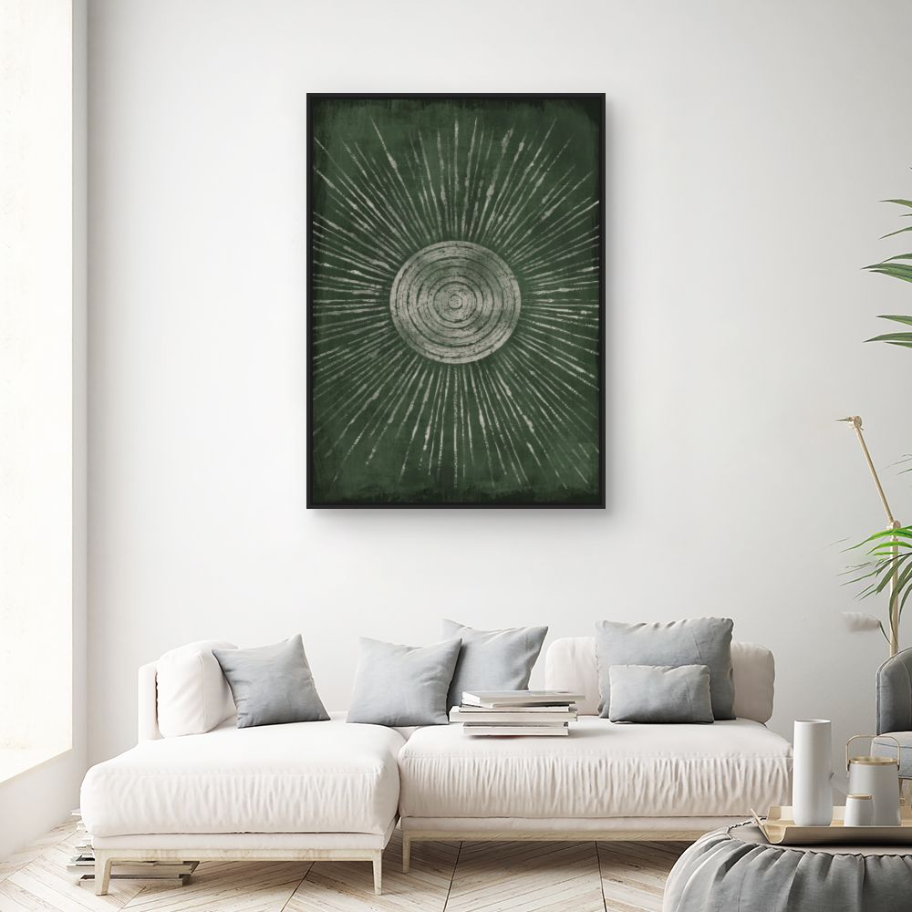 Tableau Éclat solaire abstrait