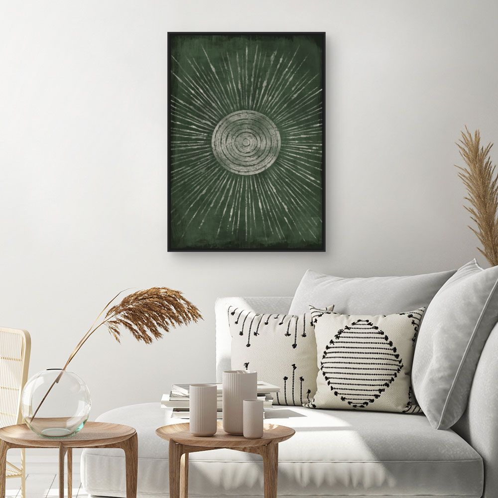 Tableau Éclat solaire abstrait