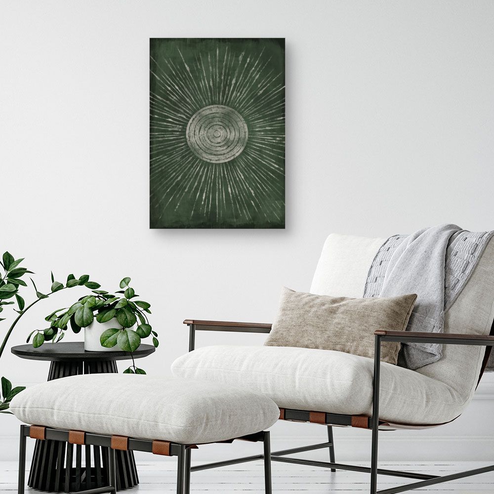 Tableau Éclat solaire abstrait