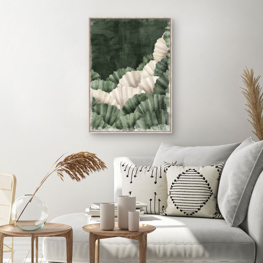 Tableau Collines abstraites