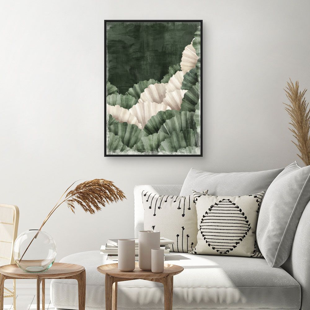 Tableau Collines abstraites