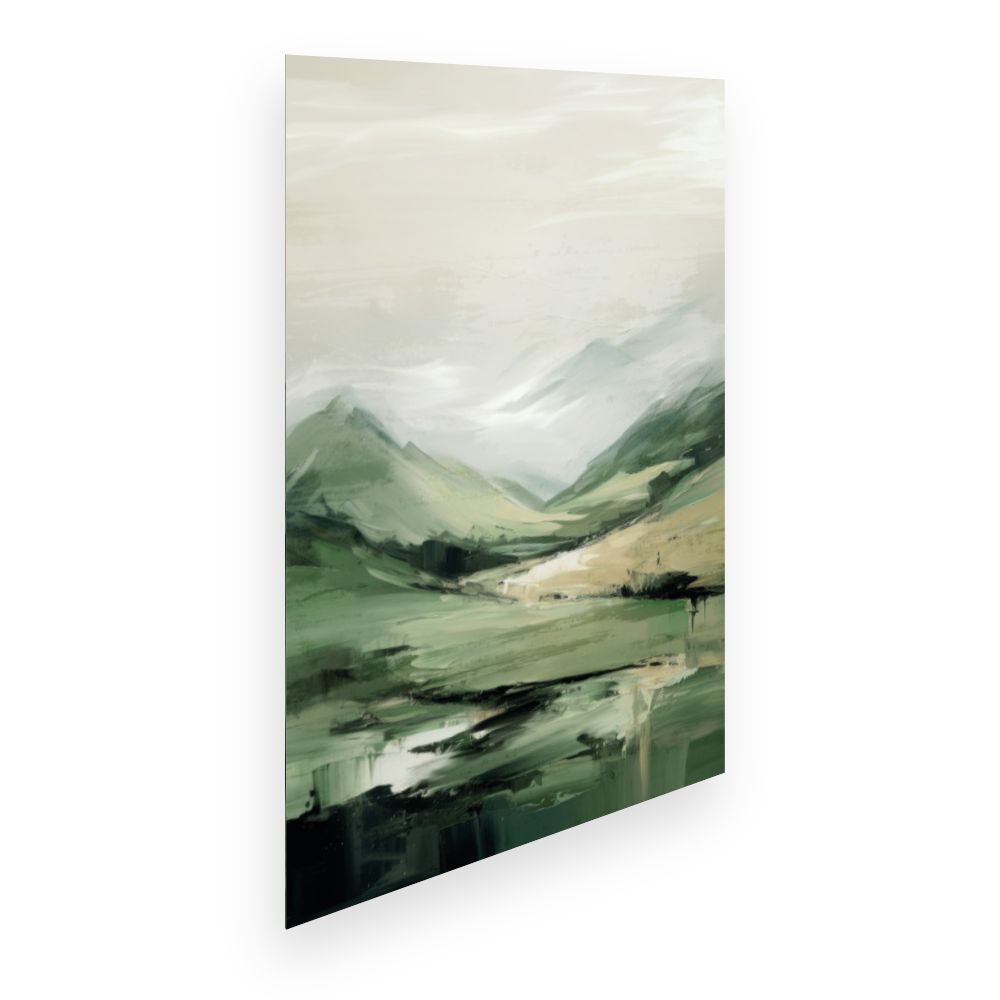 Affiche Paysage montagneux apaisant