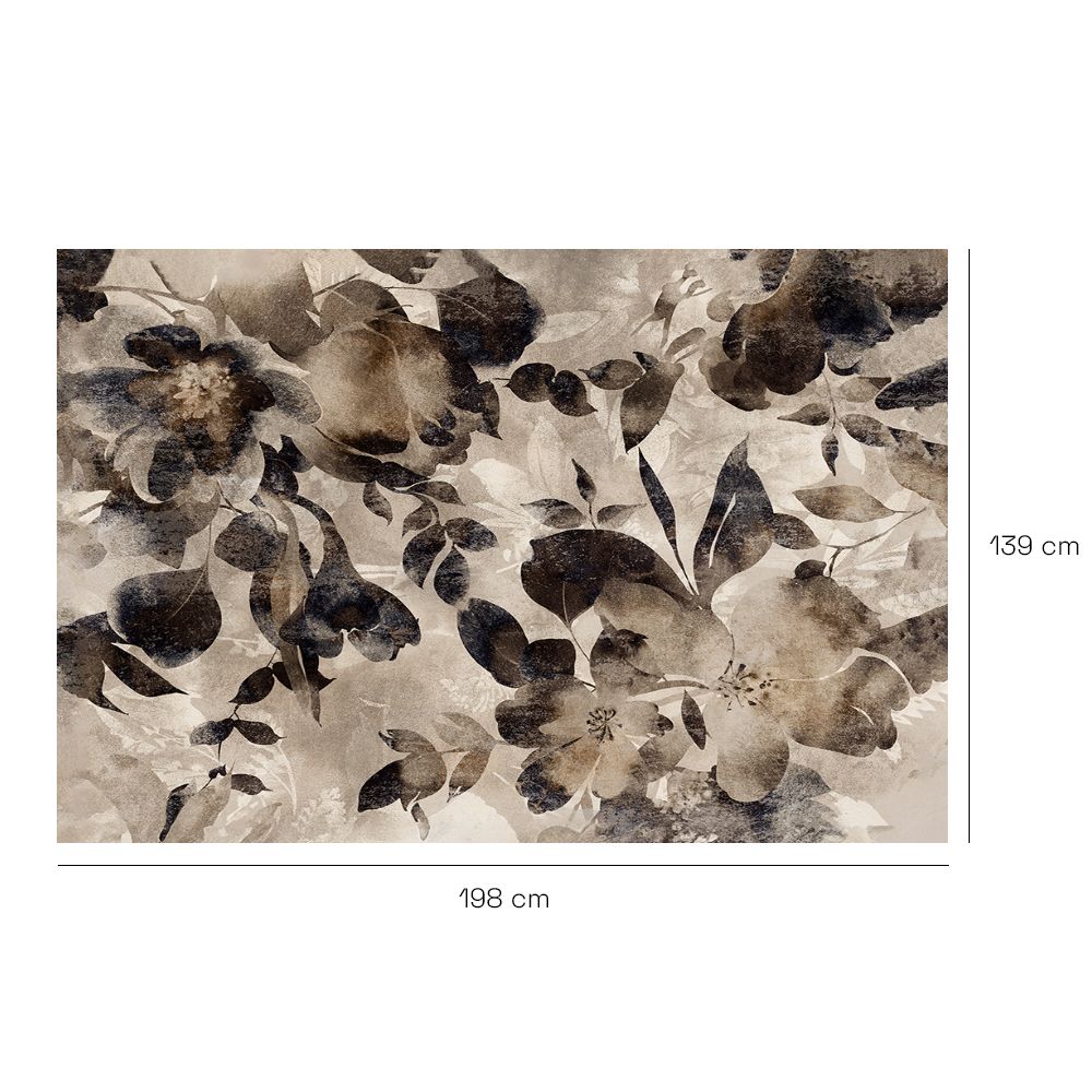 Tapis n°463 Fleurs douces élégantes