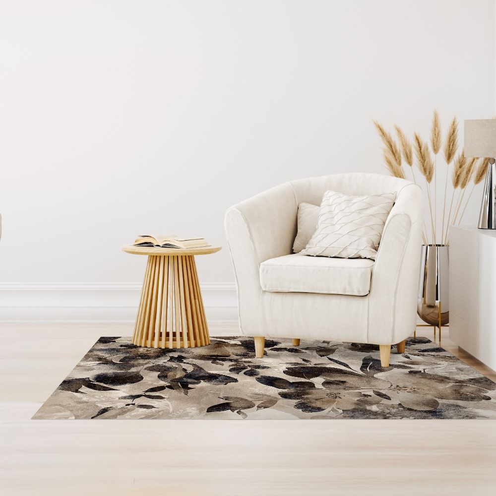 Tapis n°463 Fleurs douces élégantes