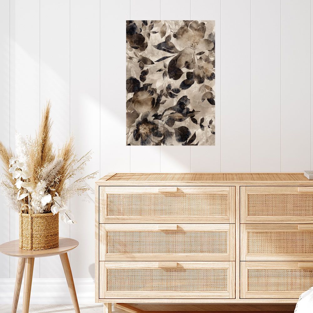 Affiche Fleurs abstraites élégantes