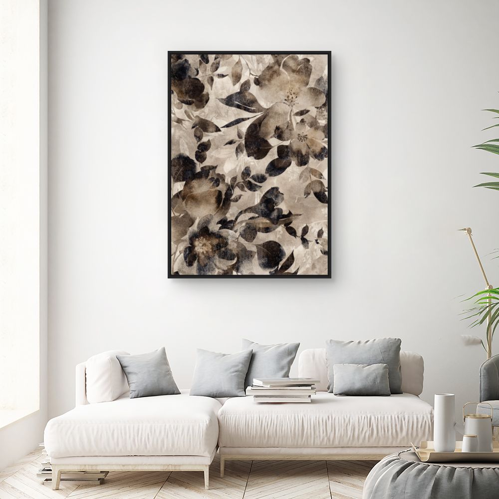 Tableau Fleurs abstraites