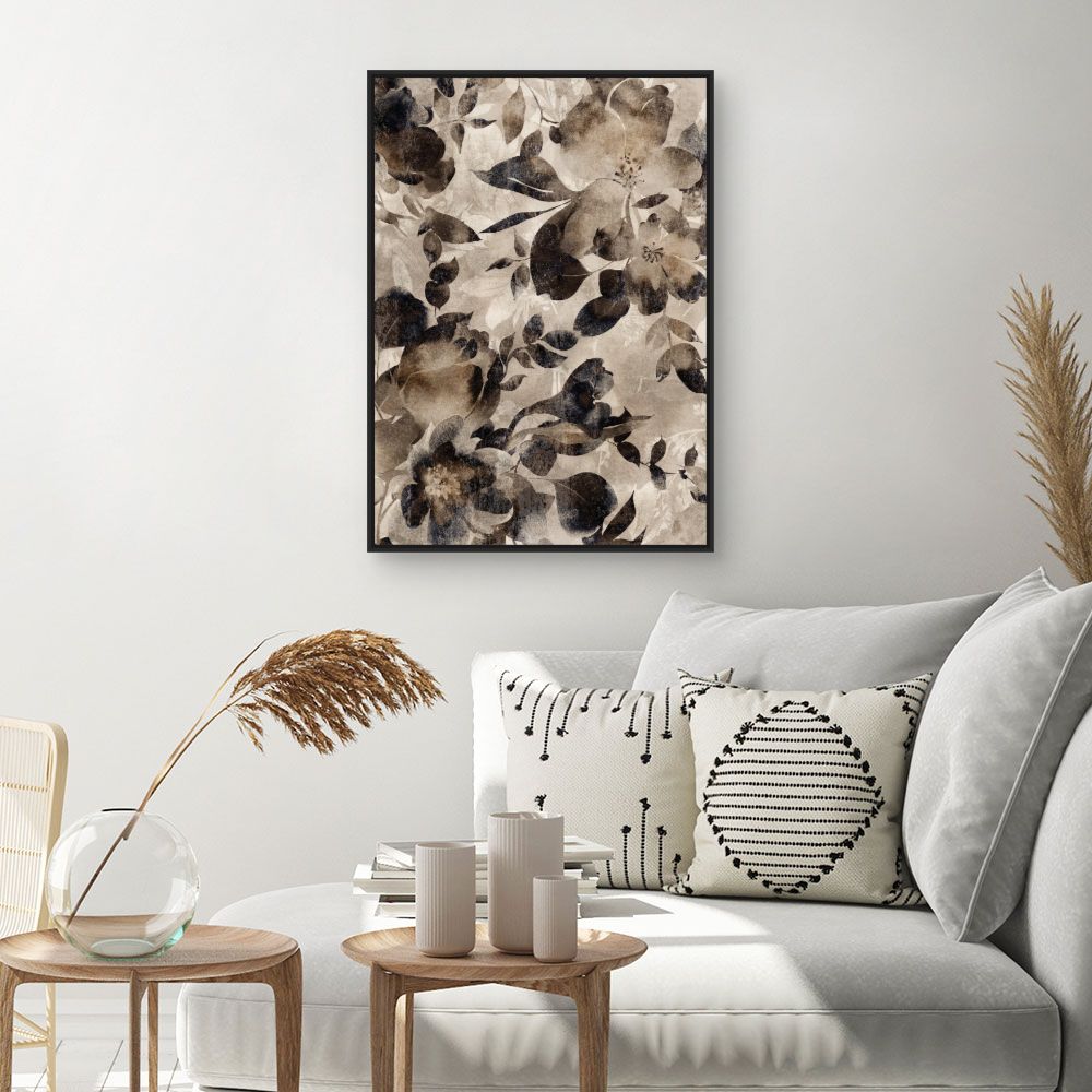 Tableau Fleurs abstraites
