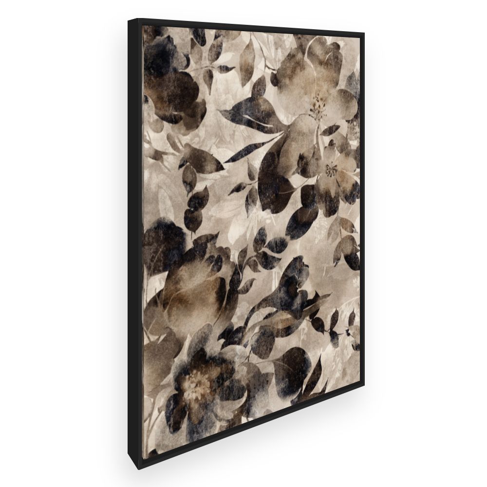Toile Fleurs abstraites