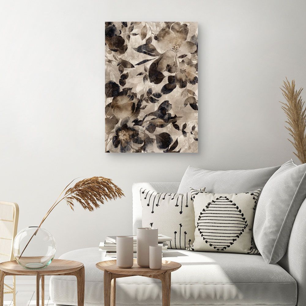 Tableau Fleurs abstraites