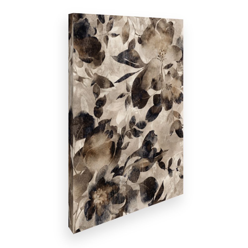 Toile Fleurs abstraites