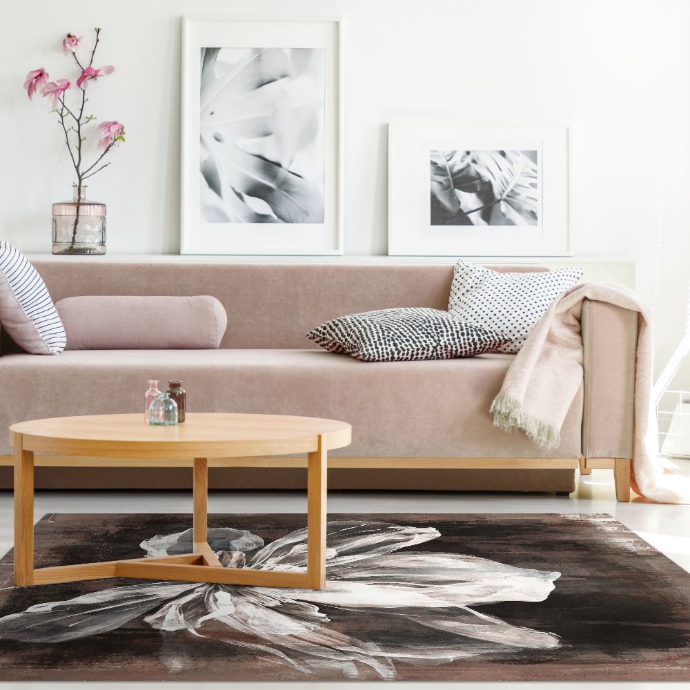 Tapis n°464 Fleur élégante