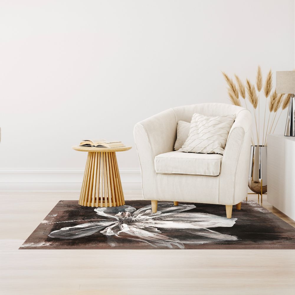 Tapis n°464 Fleur élégante