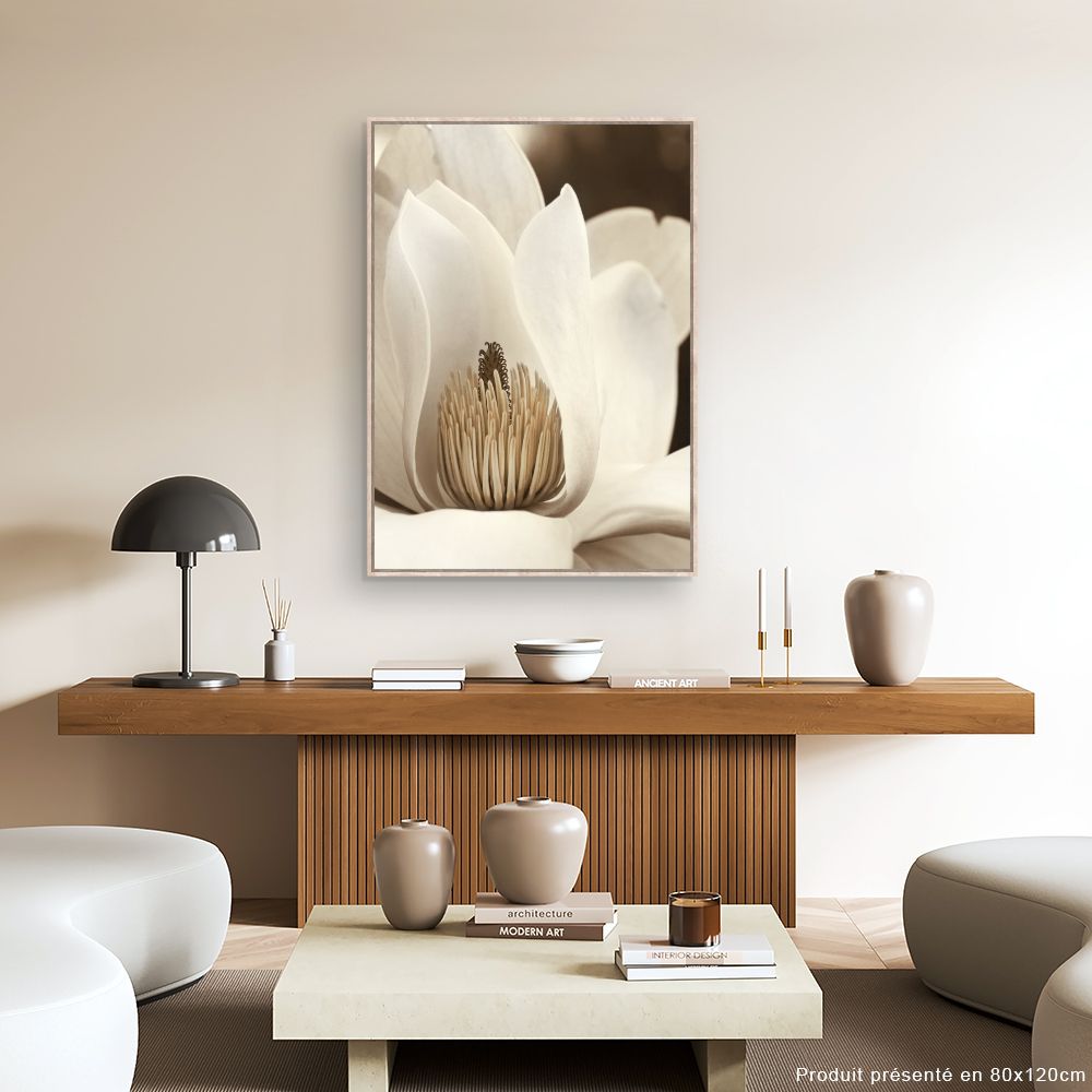 Tableau Fleur en éclosion