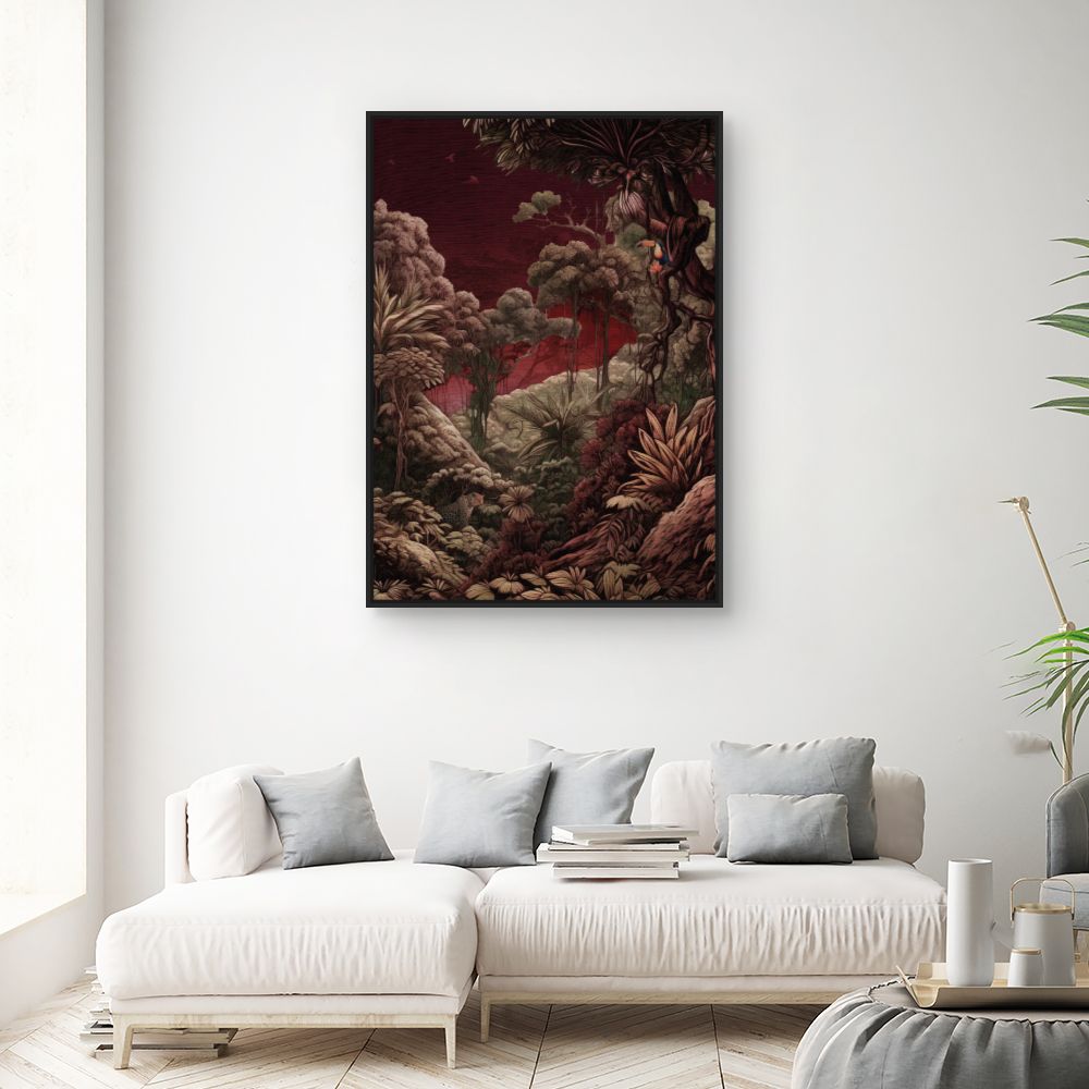 Tableau Jungle mystérieuse