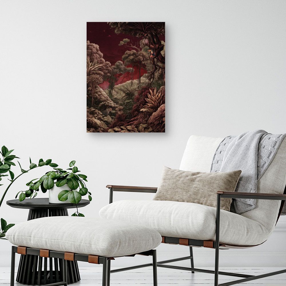 Tableau Jungle mystérieuse