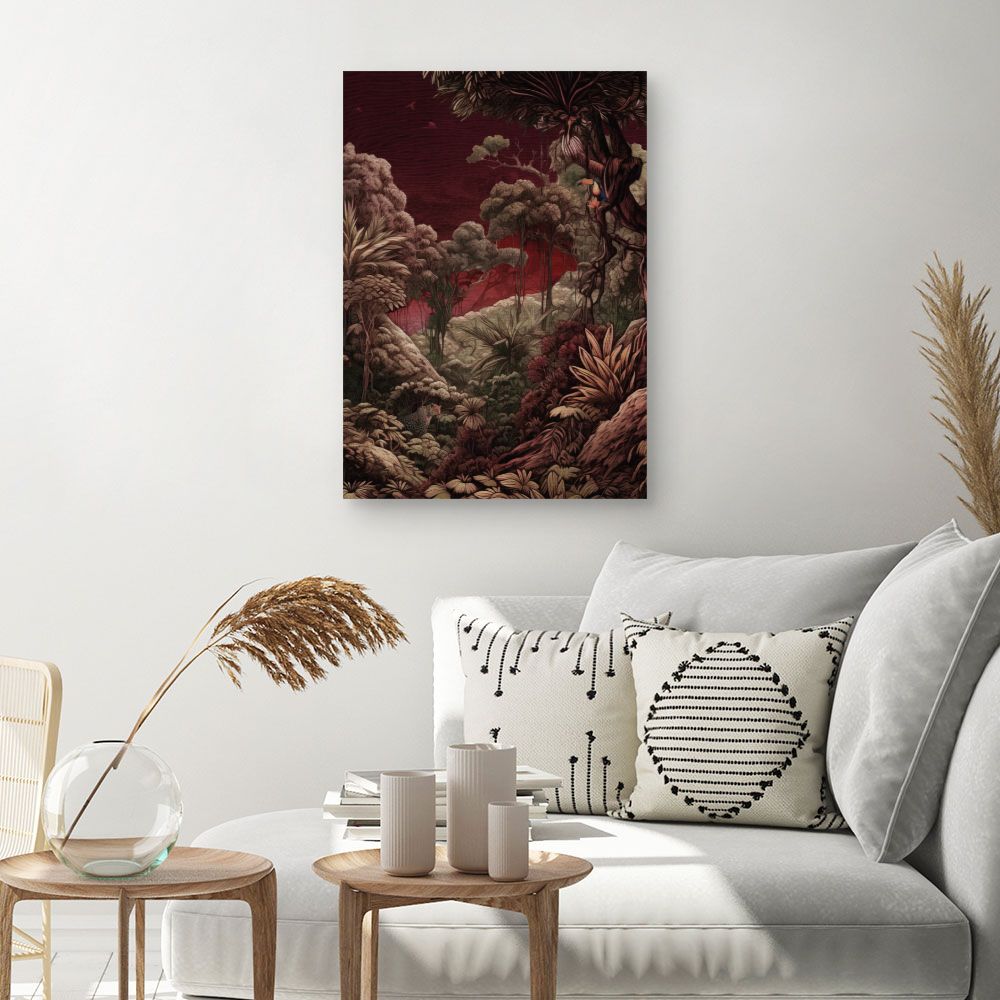 Tableau Jungle mystérieuse